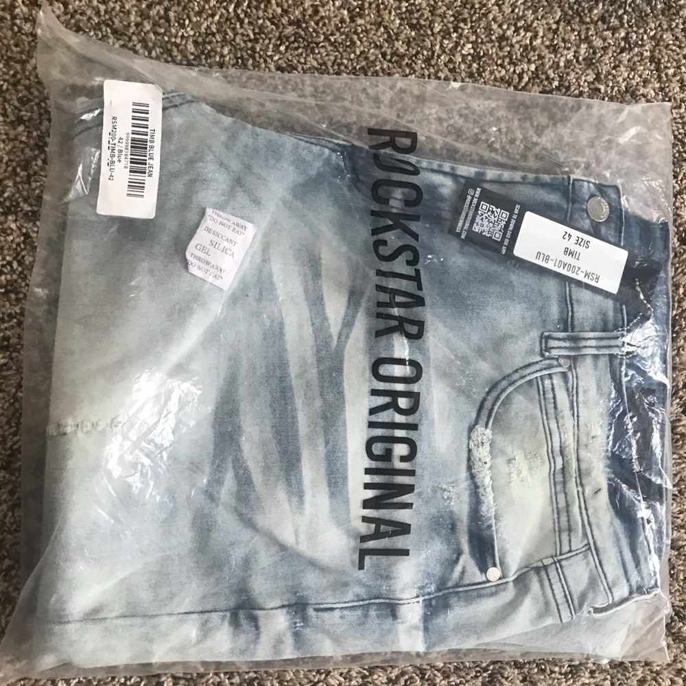 Denim Jeans: Rockstar Original Timb Blue Jean - Picture 2 of 4